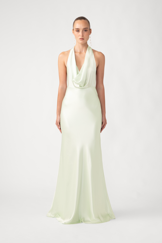 Pearl Satin Gown